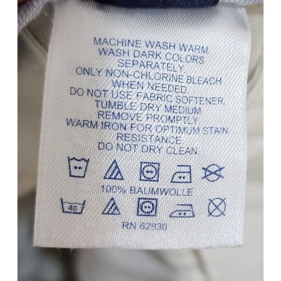 Lot of 3 Lands' End Traditional Fit Chino Shorts Size 34 100% Cotton - Picture 5 of 16